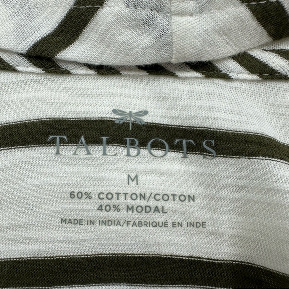 Talbots Open Front Lightweight Duster Cardigan Size Medium Long Sleeve Draped - Picture 4 of 8